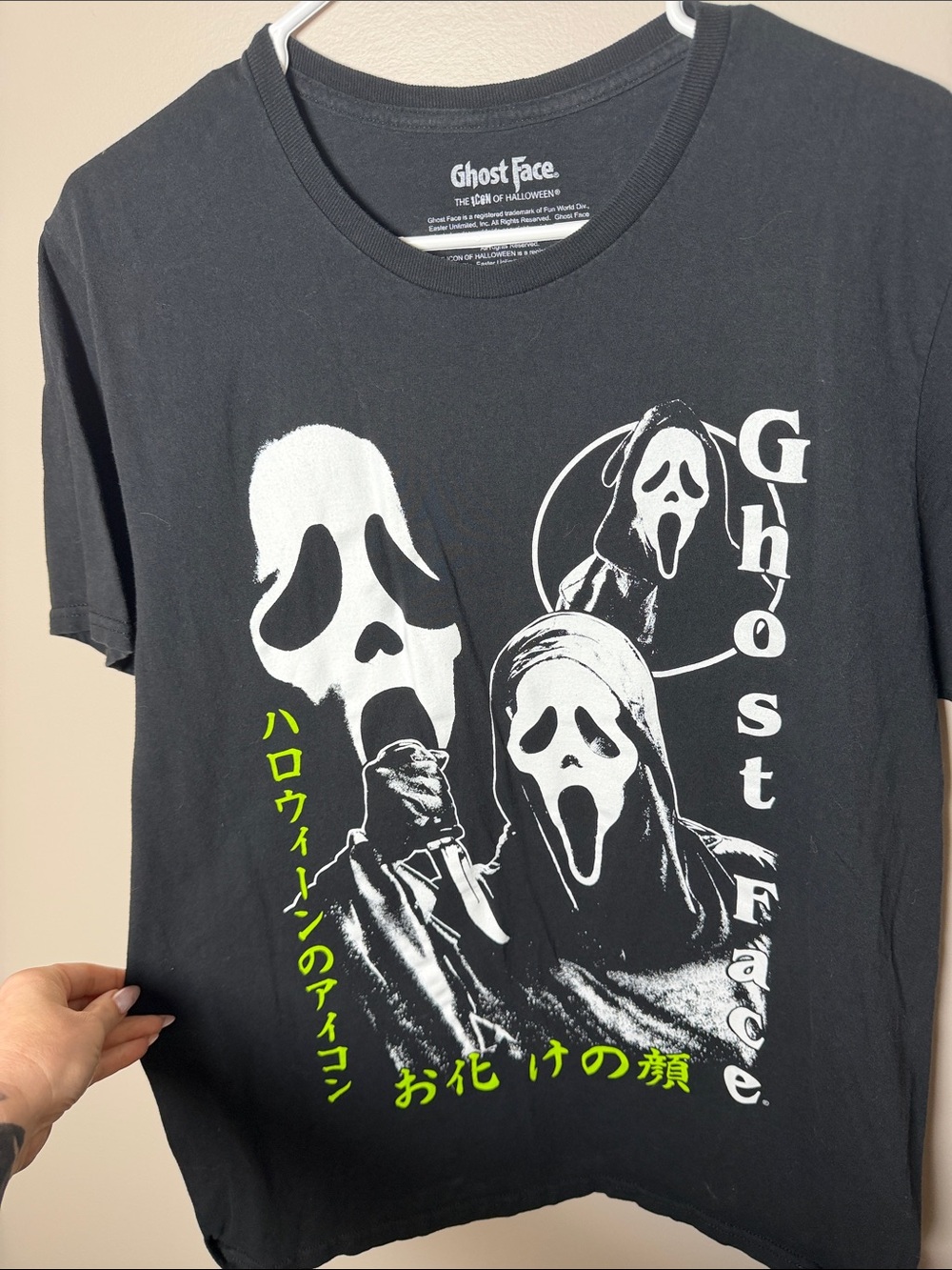 Black Ghostface Tee